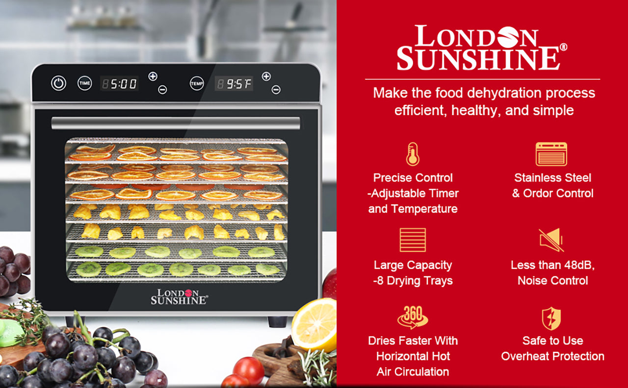 London Sunshine Food Dehydrator - 6 Tray – London Sunshine®