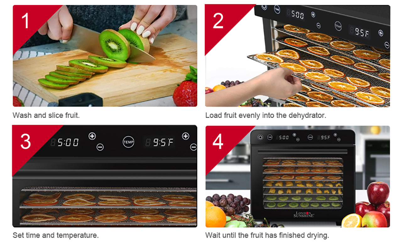 London Sunshine Food Dehydrator - 10 Tray – London Sunshine®