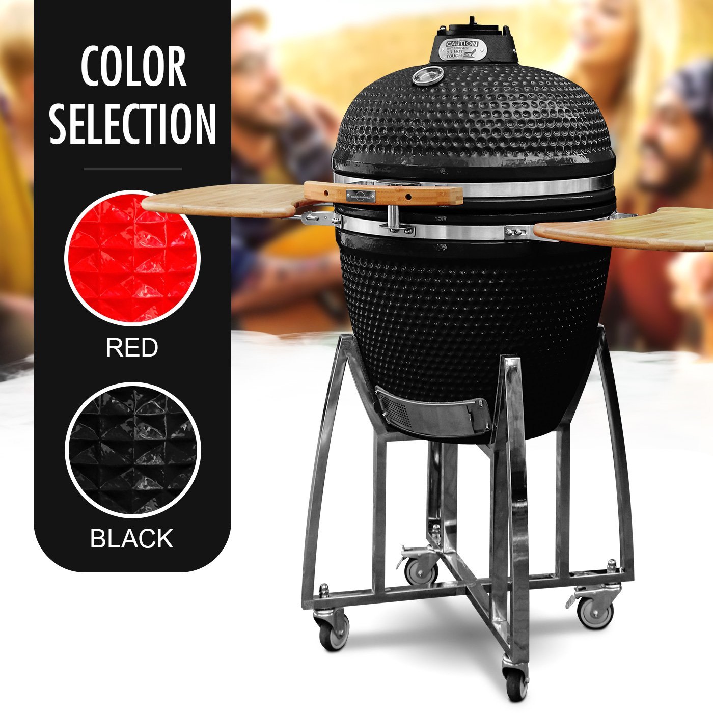 SHOKUNIN KAMADO GRILL Barbecue a carbonella in acciaio inox By Kalamazoo SHOKUNIN KAMADO GRILL Barbecue a carbonella in acciaio inox By Kalamazoo