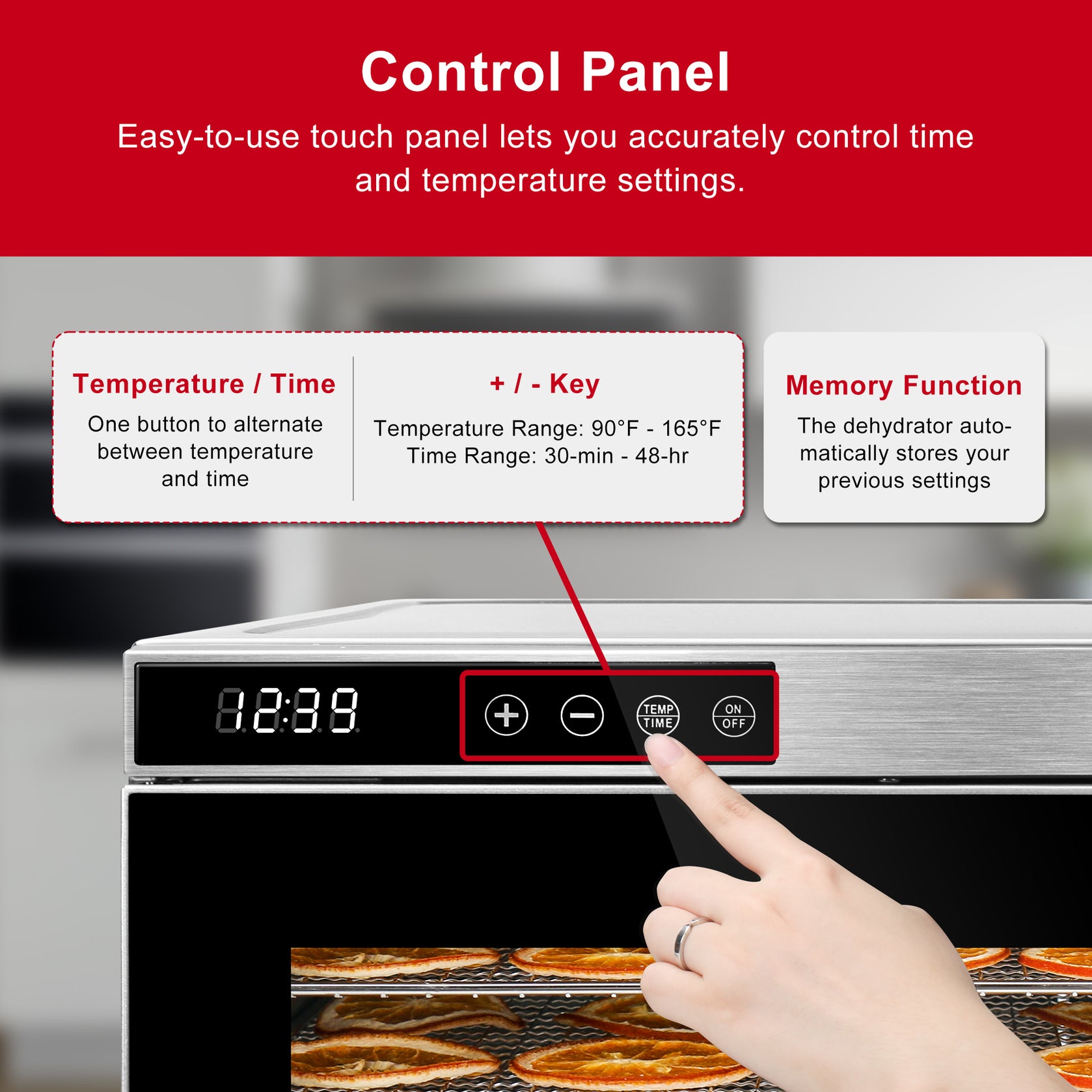 London Sunshine Food Dehydrator - 10 Tray