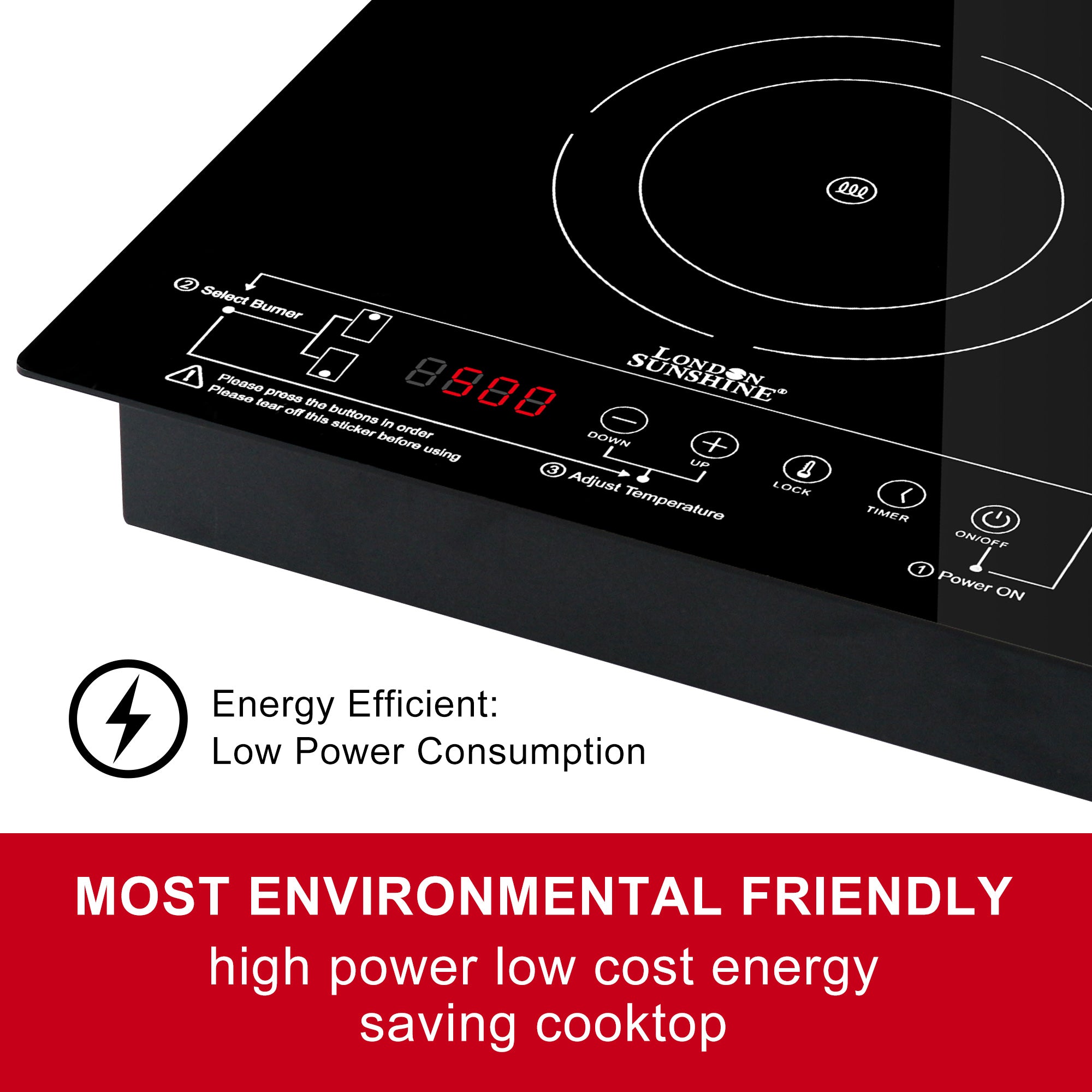 London Sunshine Induction Cooktop - Dual Vertical Mount – London Sunshine®